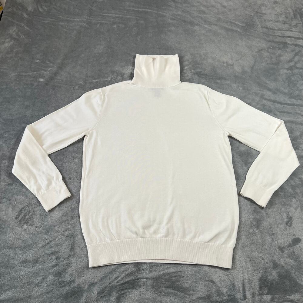 H&M Knit Turtleneck Top Size M Cozy Cotton Layers Winter Minimalist Breathable